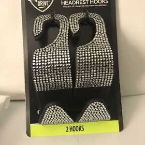 Bling headrest bag holder